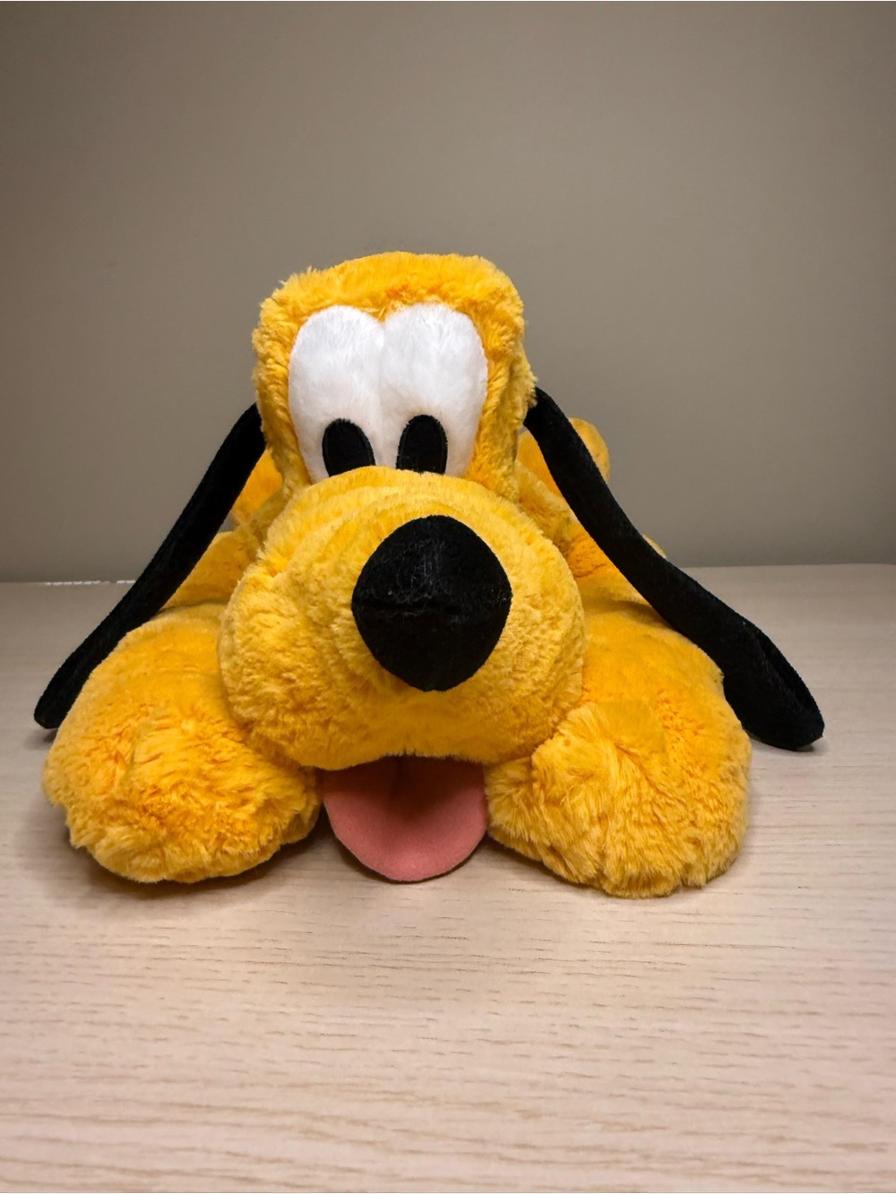 Disney Parks Pluto Laying Down Plush | Very Clean